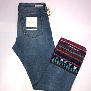 New Anthropologie Slim Straight Ankle Jeans
